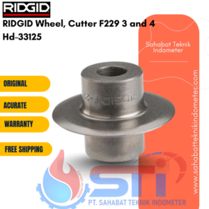 RIDGID Wheel, Cutter F229 3 and 4 Hd-33125
