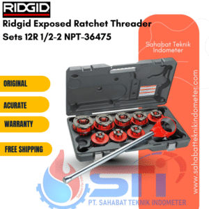 Ridgid Exposed Ratchet Threader Sets 12R 1/2-2 NPT-36475
