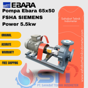 Pompa Ebara 65x50 FSHA SIEMENS Power 5.5kw