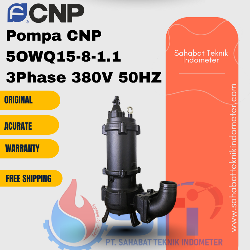 Pompa CNP 5OWQ15-8-1.1 3Phase 380V 50HZ