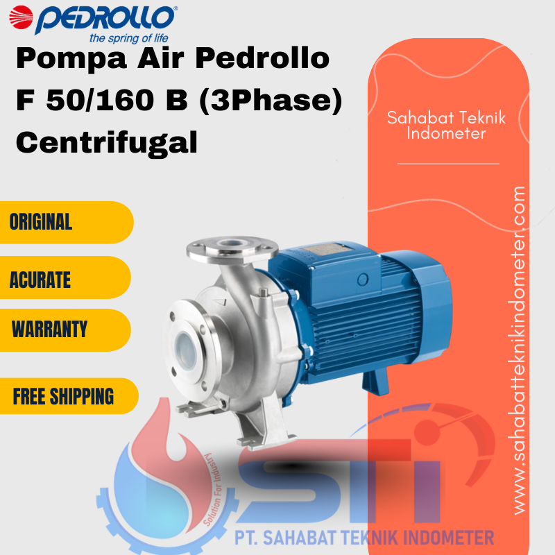 Pompa Air Pedrollo F 50/160 B (3Phase) Centrifugal