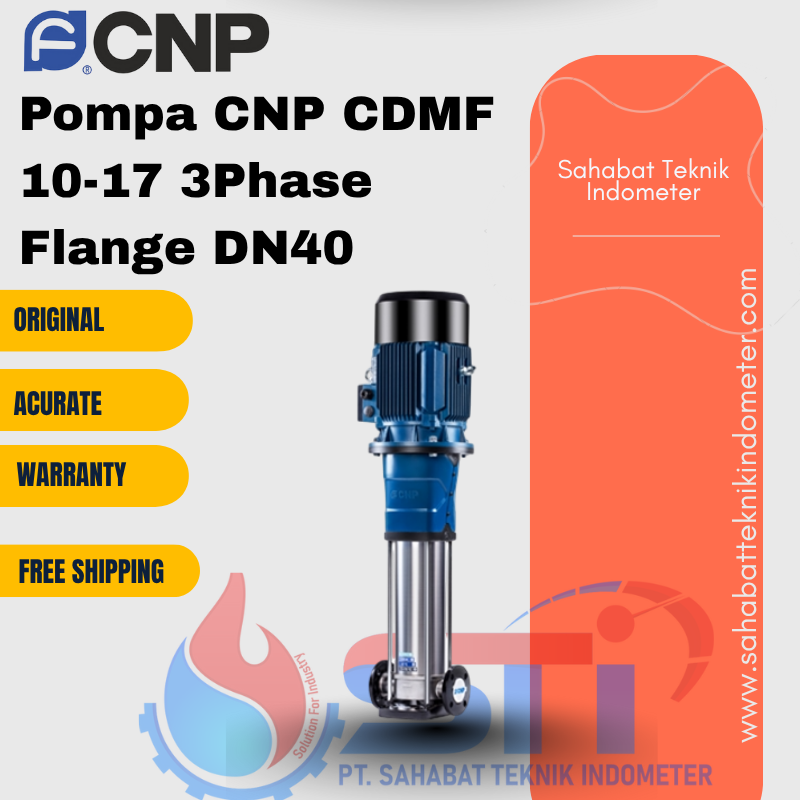 Pompa CNP CDMF 10-17 3Phase Flange DN40