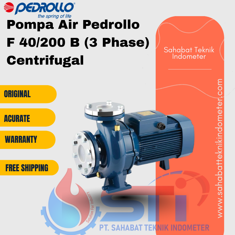 Pompa Air Pedrollo F 40/200 B (3 Phase) Centrifugal