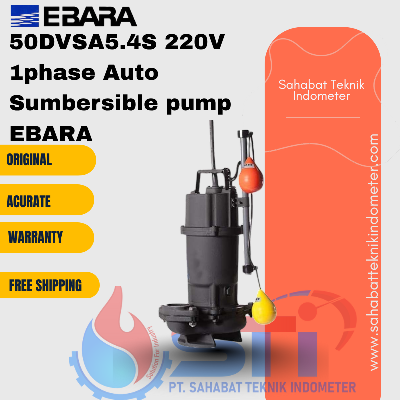 50DVSA5.4S 220V 1phase Auto Sumbersible pump EBARA