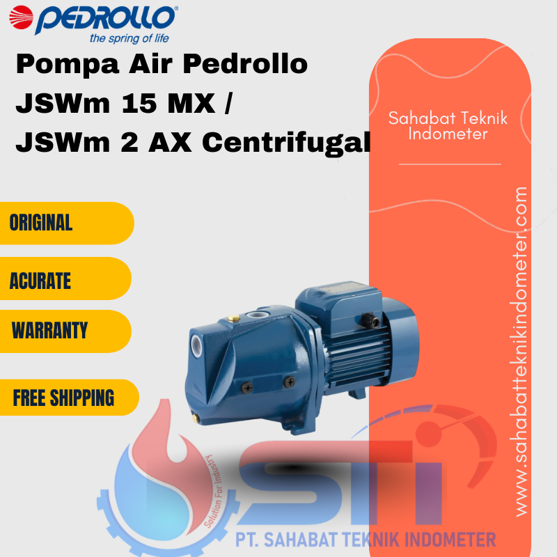 Pompa Air Pedrollo JSWm 15 MX / JSWm 2 AX Centrifugal