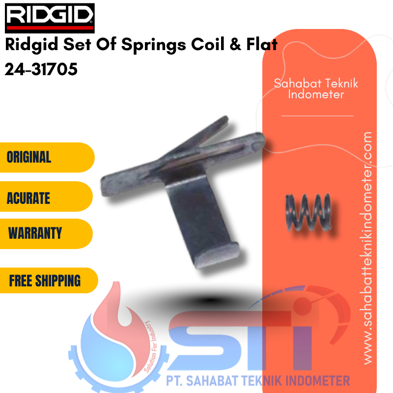 Ridgid Set Of Springs Coil & Flat 24-31705
