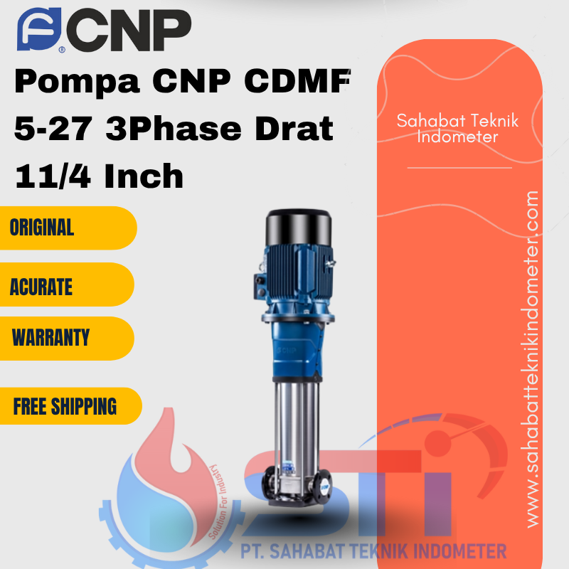Pompa CNP CDMF 5-27 3Phase Drat 11/4 Inch