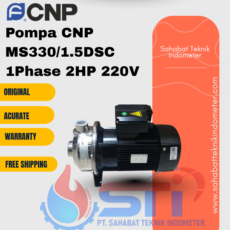 Pompa CNP MS330/1.5DSC 1Phase 2HP 220V