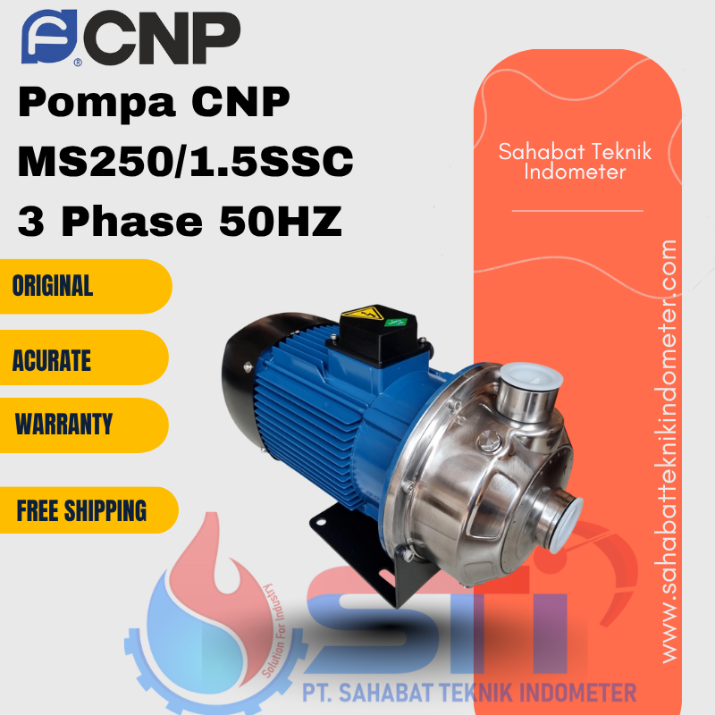 Pompa CNP MS250/1.5SSC 3 Phase 50HZ
