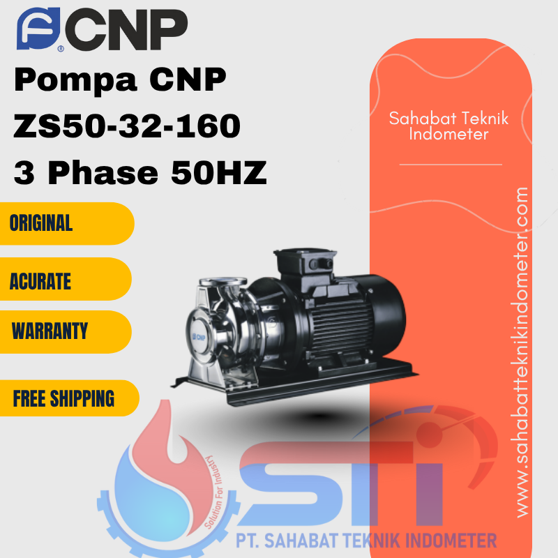 Pompa CNP ZS50-32-160 3 Phase 50HZ