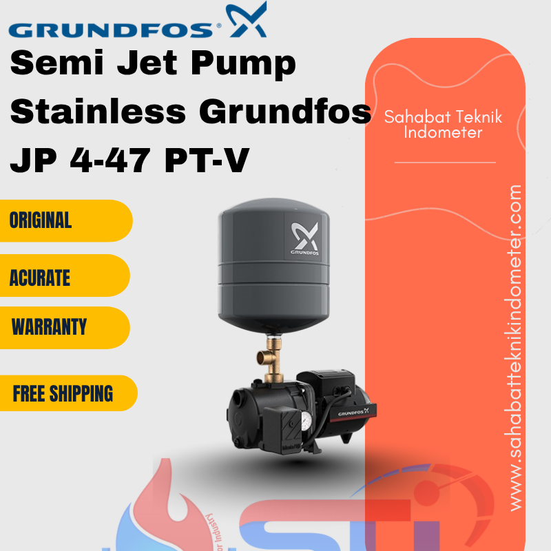 Semi Jet Pump Stainless Grundfos JP 4-47 PT-V