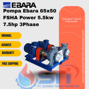 Pompa Ebara 65x50 FSHA Power 5.5kw 7.5hp 3Phase