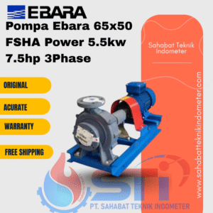 Pompa Ebara 65x50 FSHA Power 5.5kw 7.5hp 3Phase
