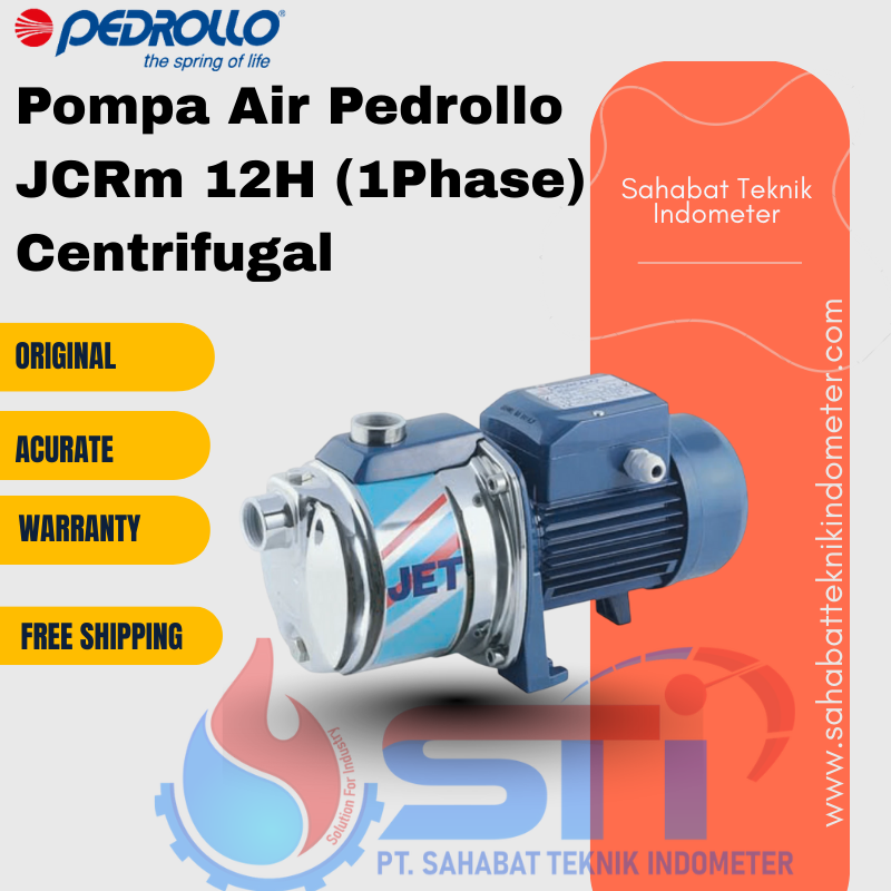 Pompa Air Pedrollo JCRm 12H (1Phase) Centrifugal