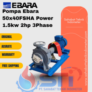 Pompa Ebara 50x40FSHA Power 1.5kw 2hp 3Phase