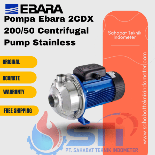 Pompa Ebara 2CDX 200/50 Centrifugal Pump Stainless » Distributor Water ...