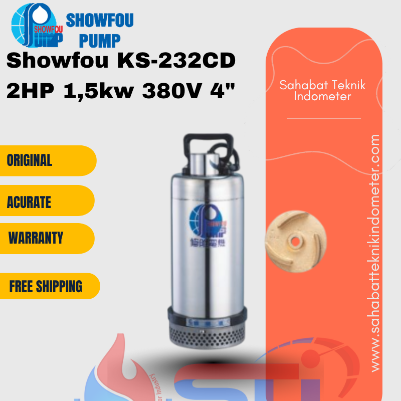 Showfou KS-232CD 2HP 1,5kw 380V 4"