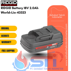 RIDGID Battery 18V 2.0Ah World+Lio-43323