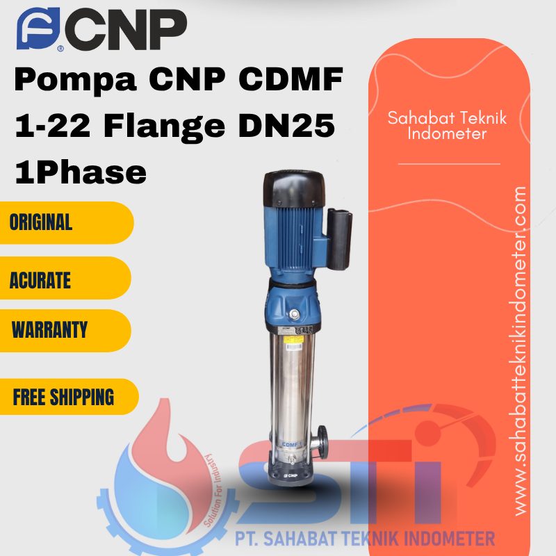 Pompa CNP CDMF 1-22 Flange DN25 1Phase