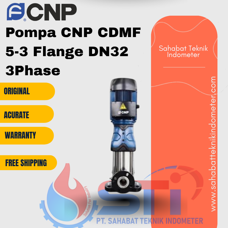 Pompa CNP CDMF 5-3 Flange DN32 3Phase