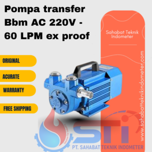 Pompa transfer Bbm AC 220V - 60 LPM ex proof