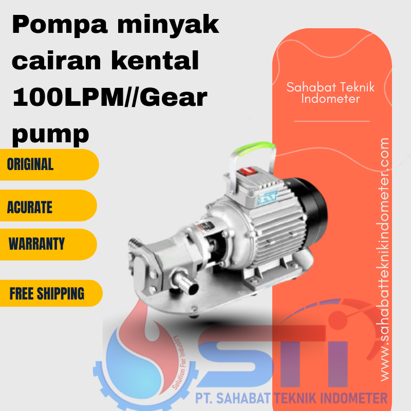 Pompa minyak cairan kental 100LPM//Gear pump