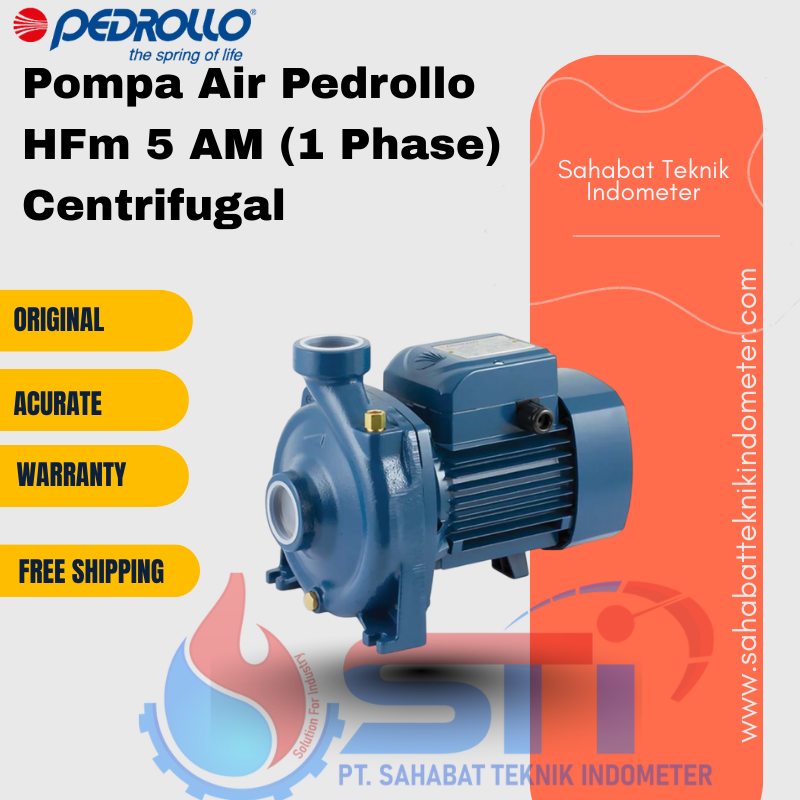 Pompa Air Pedrollo HFm 5 AM (1 Phase) Centrifugal