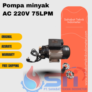 Pompa minyak AC 220V 75LPM