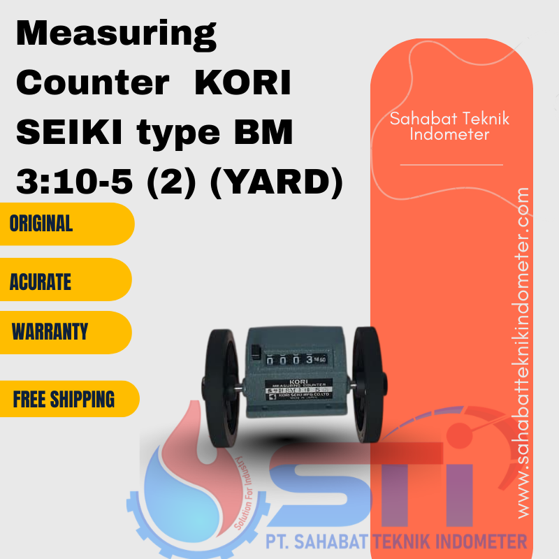 Measuring Counter KORI SEIKI type BM 3:10-5 (2) (YARD)