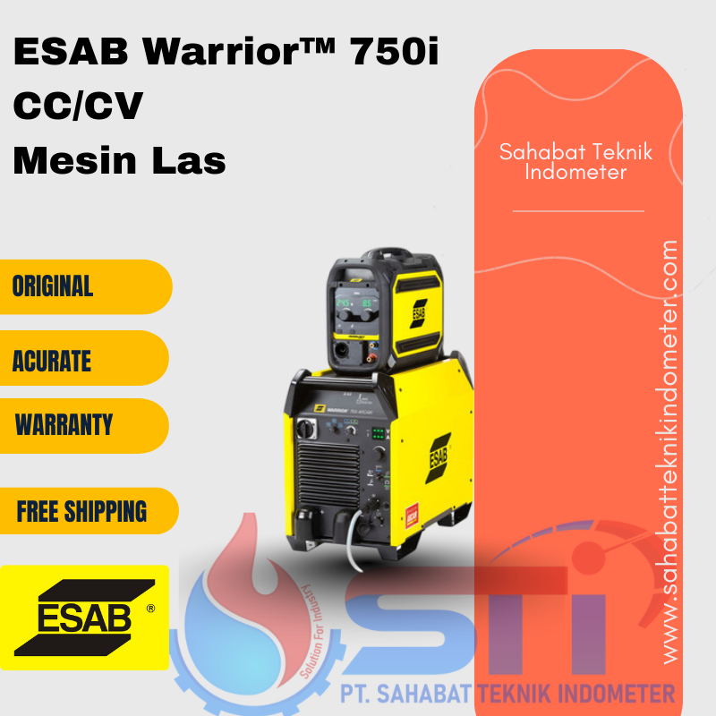 ESAB Warrior™ 750i CC/CV Mesin Las
