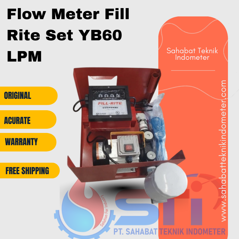 Flow Meter Fill Rite Set YB60 LPM