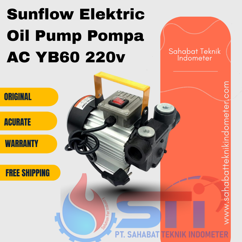 Sunflow Elektric Oil Pump Pompa AC YB60 220v