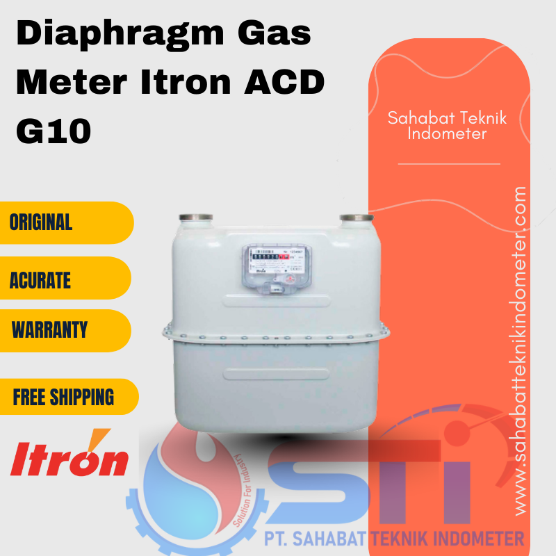 Diaphragm Gas Meter Itron ACD G10