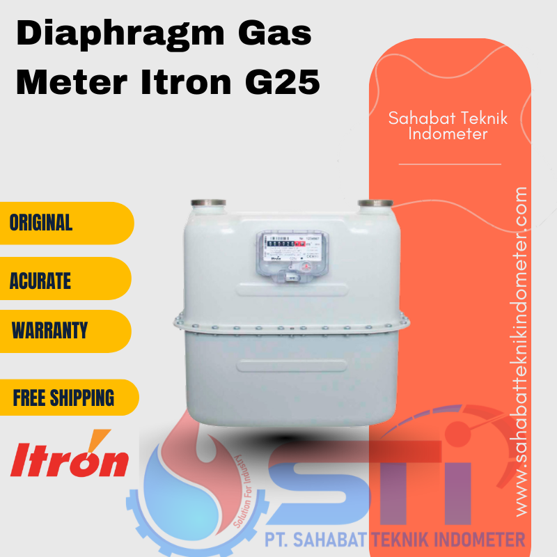 Diaphragm Gas Meter Itron G25