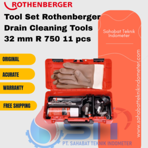 Tool Set Rothenberger Drain Cleaning Tools 32 mm R 750 11 pcs