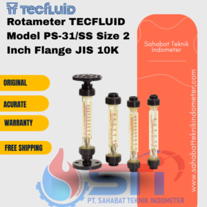 Rotameter TECFLUID Model PS-31/SS Size 2 Inch Flange JIS 10K