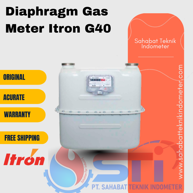 Diaphragm Gas Meter Itron G40