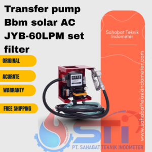Transfer pump Bbm solar AC JYB-60LPM set filter