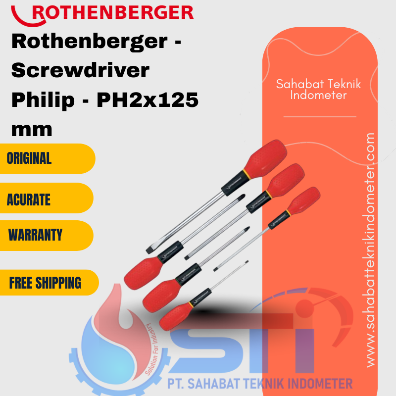 Rothenberger - Screwdriver Philip - PH2x125 mm