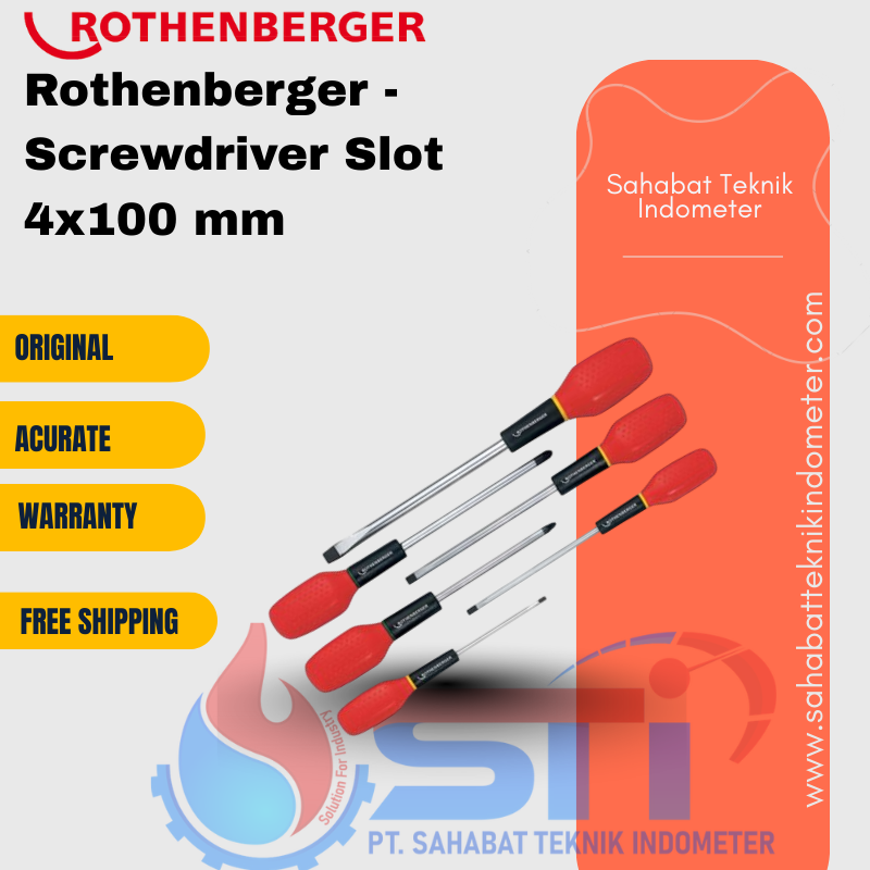 Rothenberger - Screwdriver Slot 4x100 mm