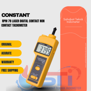 Constant RPM 78 Laser Digital Contact Non Contact Tachometer