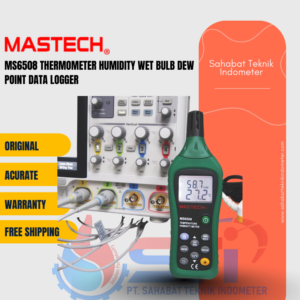 MS6508 Thermometer Humidity Wet Bulb Dew Point Data Logger