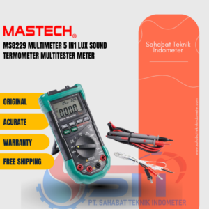 Mastech MS8229 Multimeter 5 in1 Lux Sound Termometer Multitester Meter